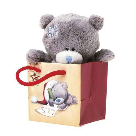 4" Bear In Christmas Gift Bag Me to You Bear £2.99